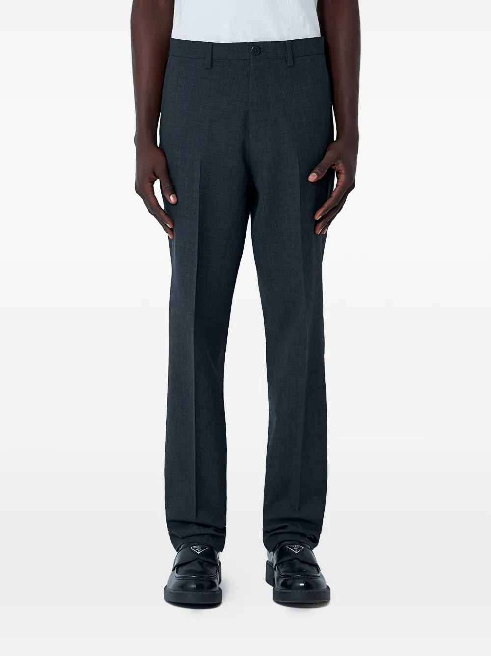 Prada buttoned tailored trousers - Grau