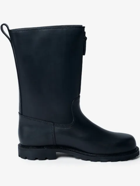 Rier Tractor round-toe leather boots