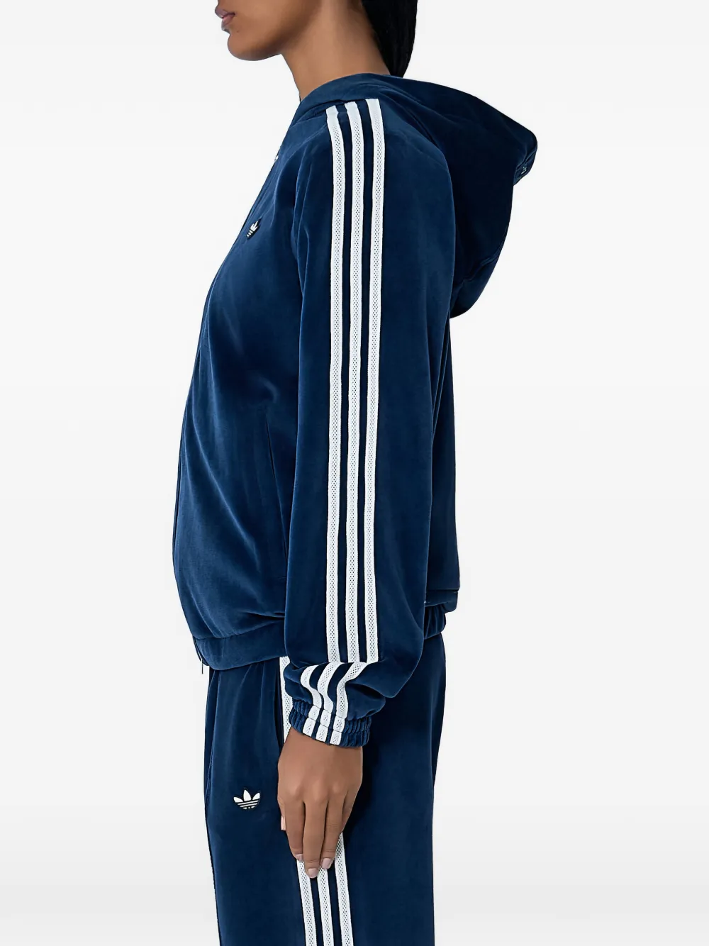Wales Bonner x adidas hoodie met rits - Blauw