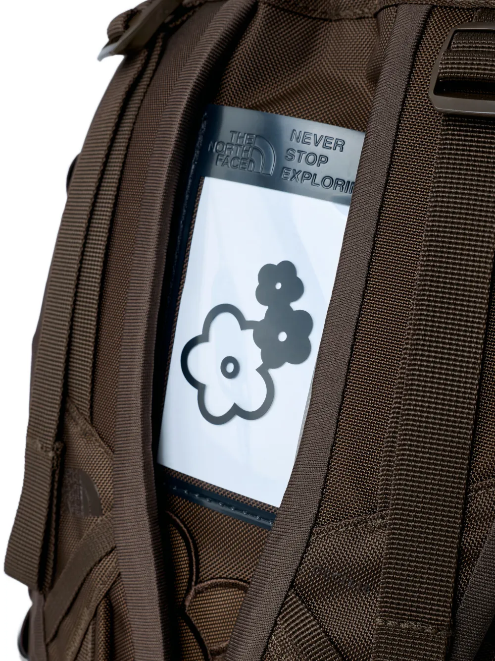 The North Face X Cecilie Bahnsen Tania Floral-appliqués Backpack In Brown