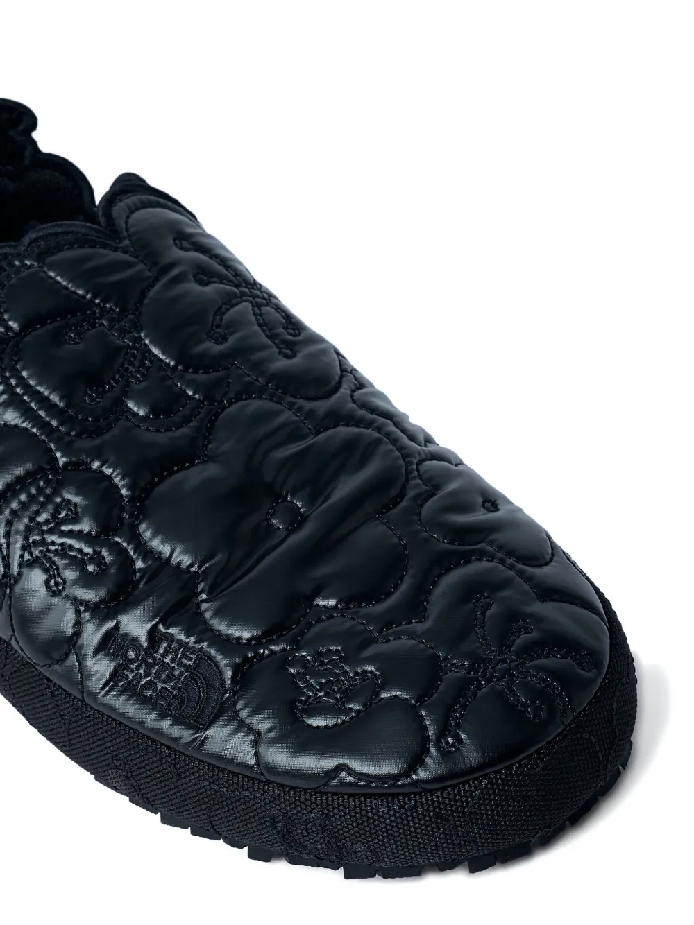 The North Face X Cecilie Bahnsen Hailey Thermoball™ Traction Quilted Slip-on Sneakers In Black