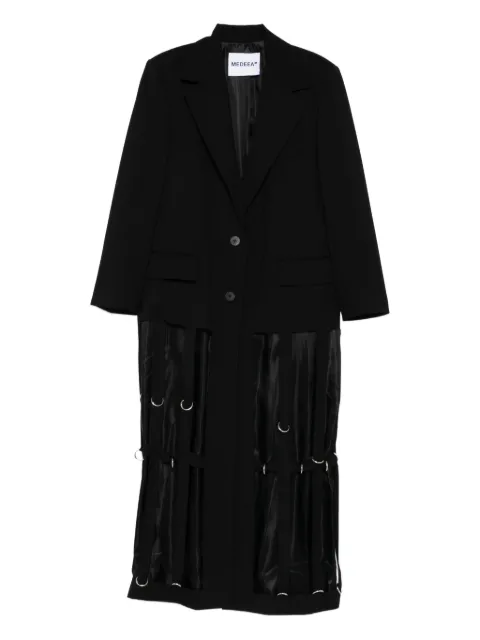 MEDEEA rings-details deconstructed coat