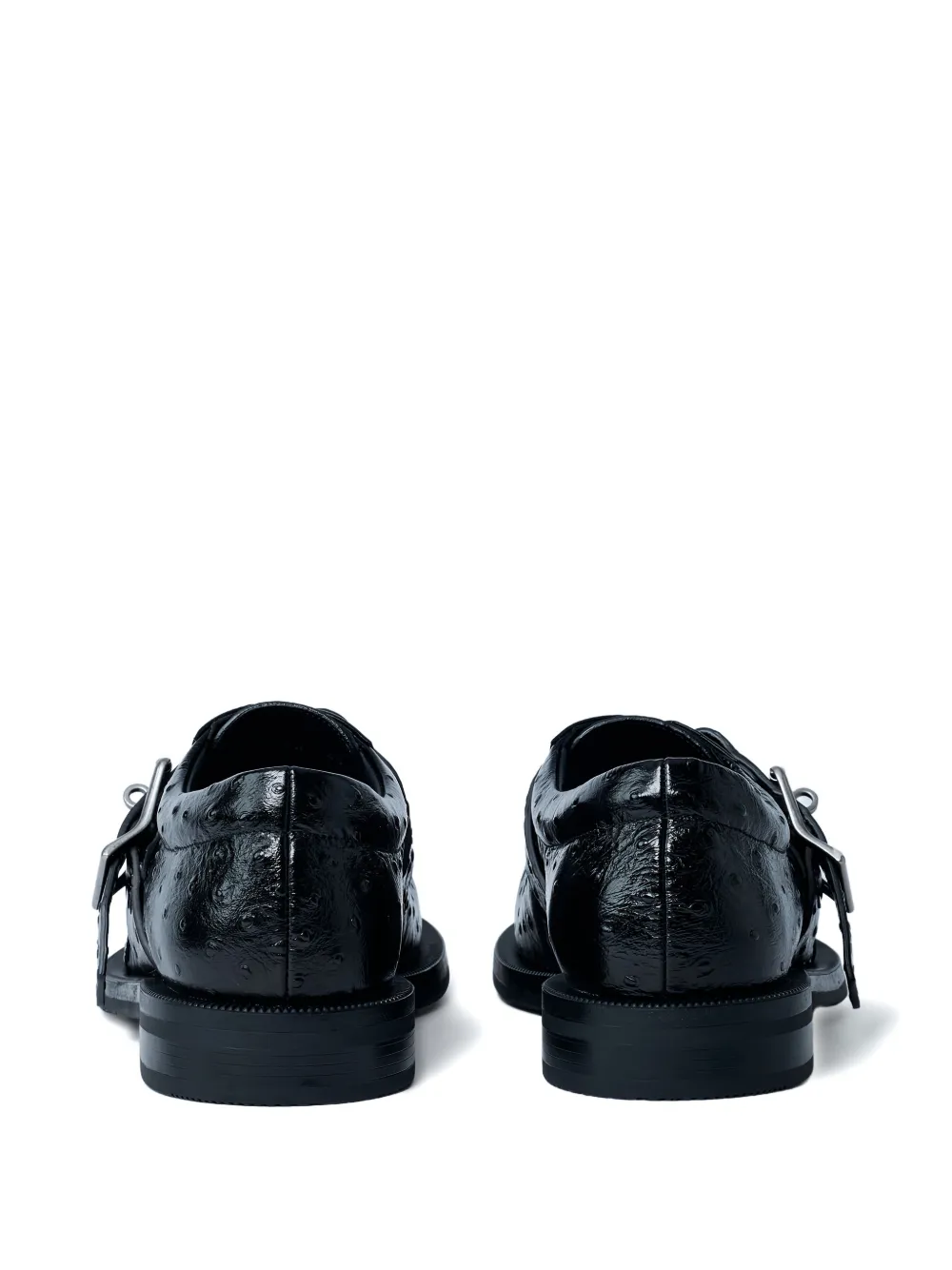 Martine Rose O-Ring leren schoenen Zwart