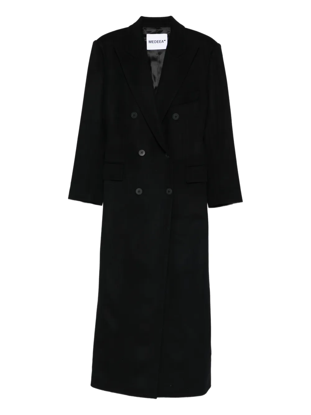 MEDEEA abrigo con doble botonadura | negro | Image 1