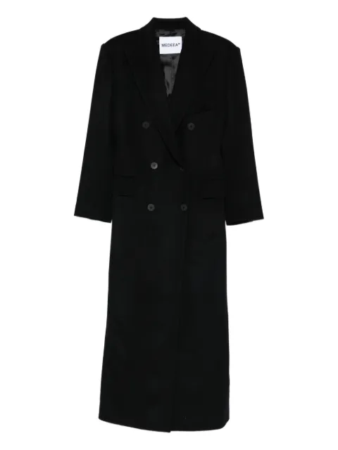 MEDEEA ring-detail double-breasted coat
