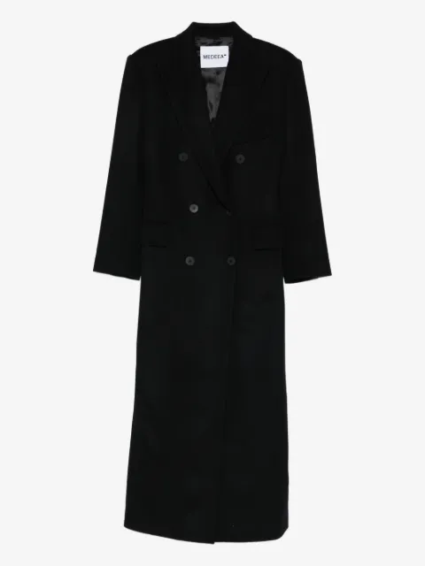 MEDEEA manteau croisé à détail d'anneau
