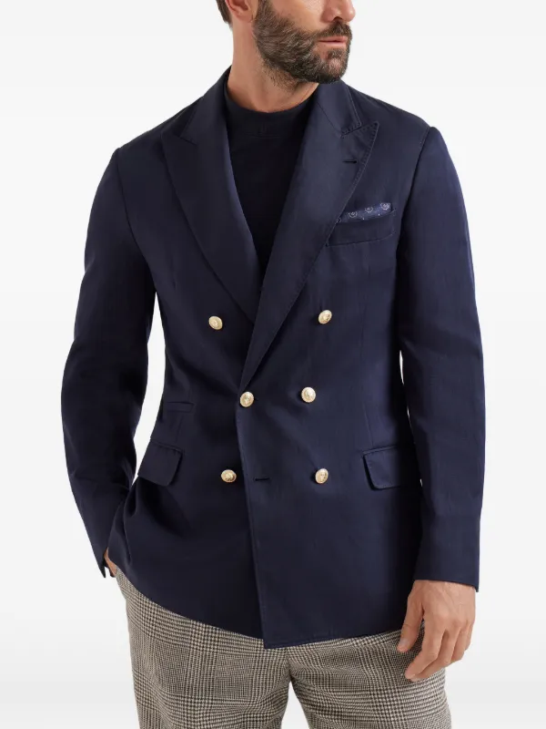 BRUNELLO CUCINELLI ダブルボタン BRUNELLO CUCINELLI ダブルボタン BRUNELLO CUCINELLI ダブルボタン