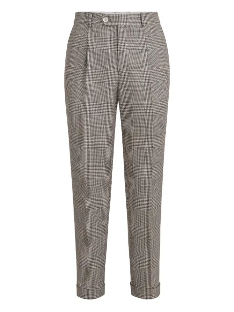 Brunello Cucinelli check trousers