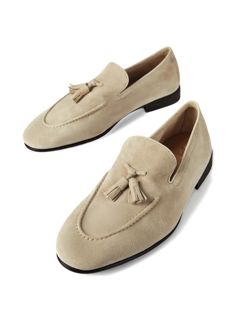 Brunello Cucinelli Loafers met kwastje Beige