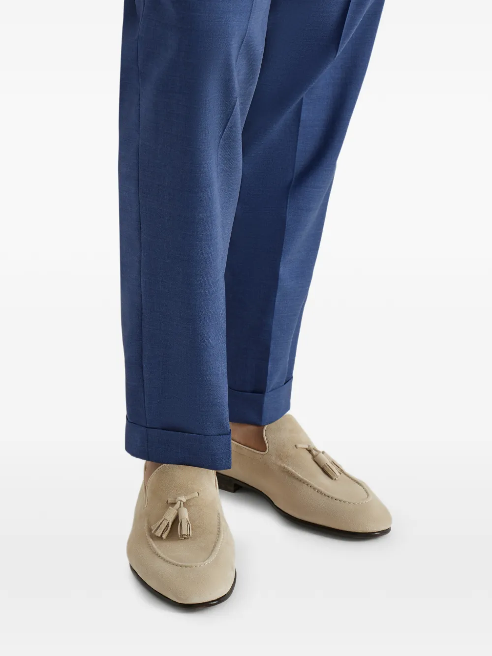 Brunello Cucinelli Loafers met kwastje Beige