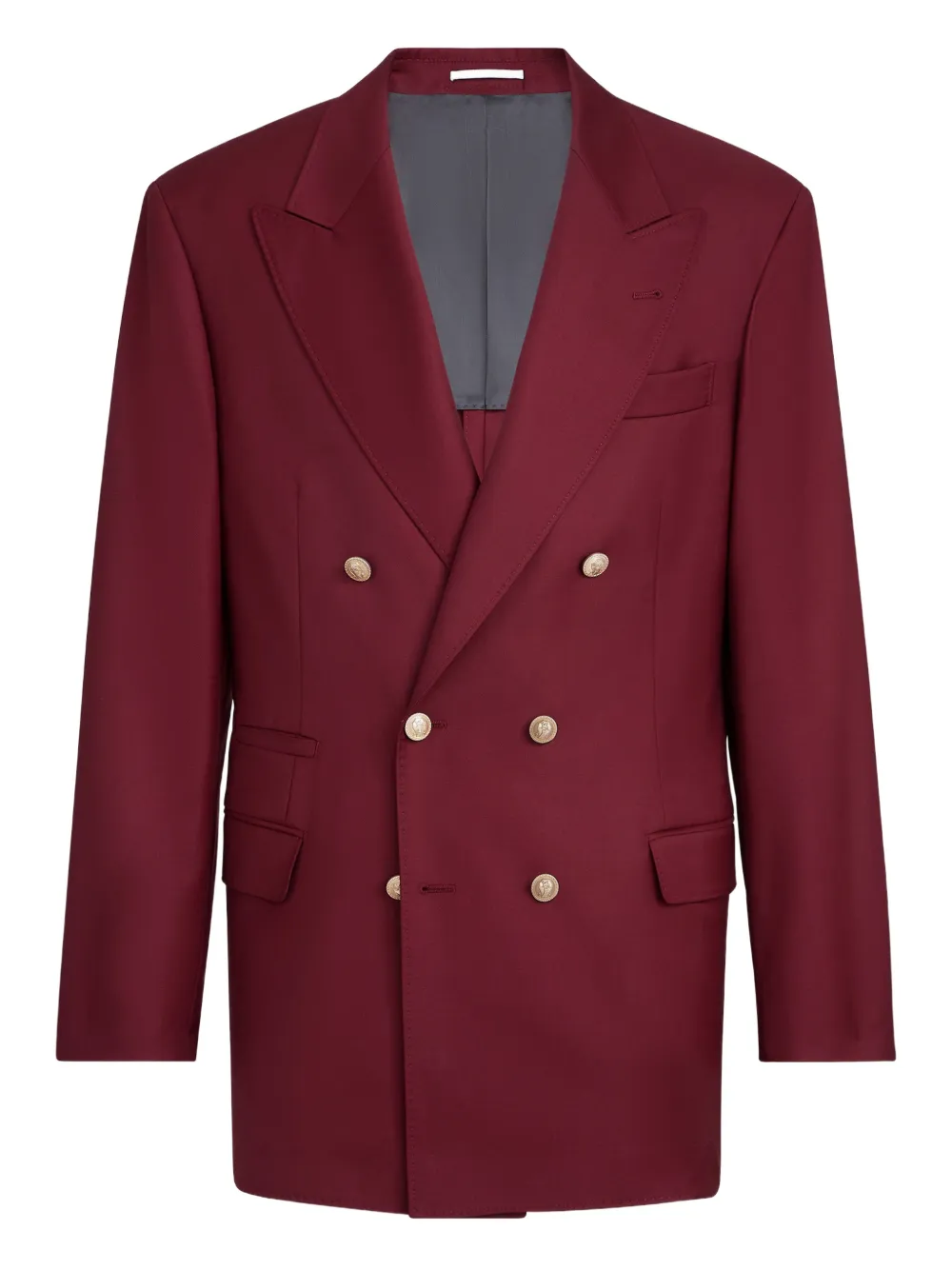 Brunello Cucinelli blazer à revers pointus | rouge | Image 1