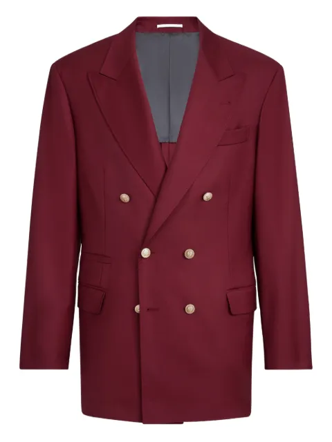 Brunello Cucinelli blazer con solapas de pico