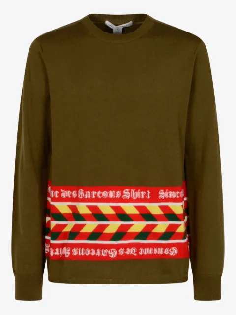 Comme Des Garçons pull rayé