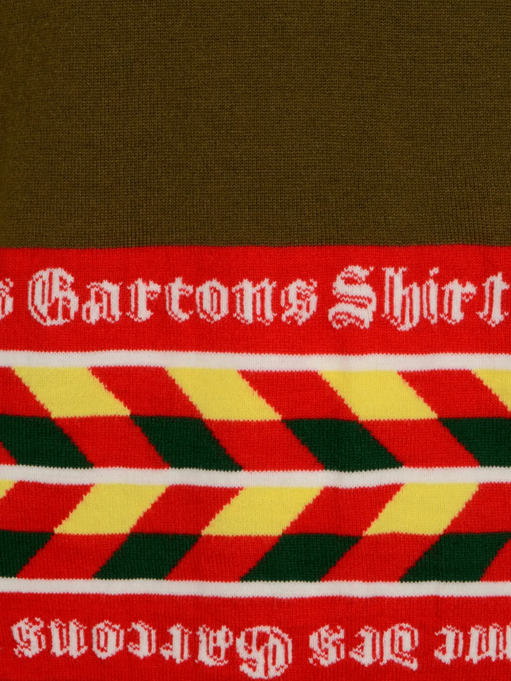 Comme Des Garçons striped-panel sweater | Knitted Sweaters | Image 2