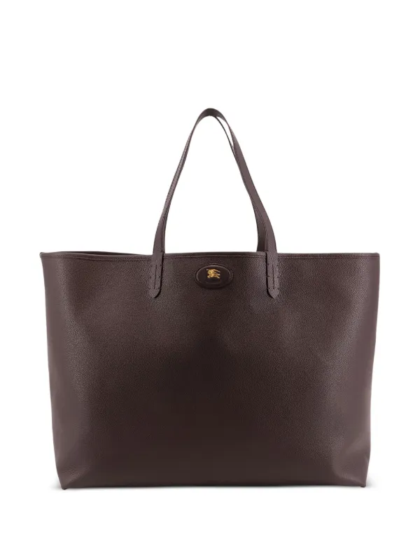 Burberry Bolsa De Ombro Xadrez Dupla Face | Marrom | FARFETCH BR