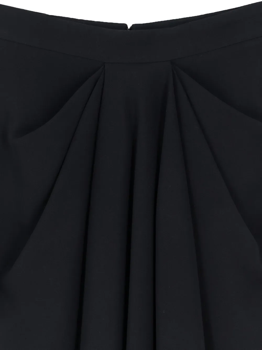 Givenchy Gedrapeerde rok Zwart