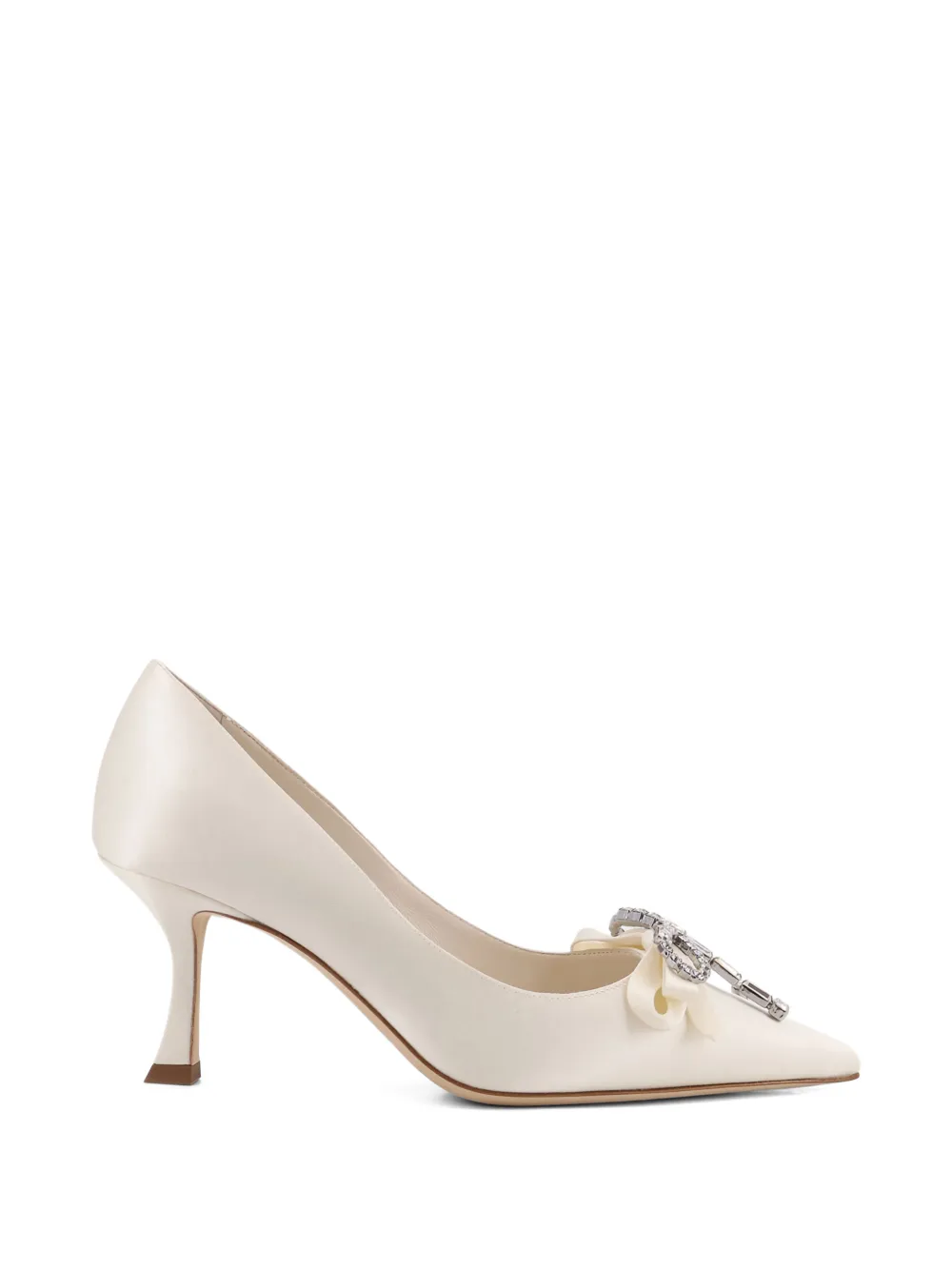 Jimmy Choo crystal embellished pumps Beige