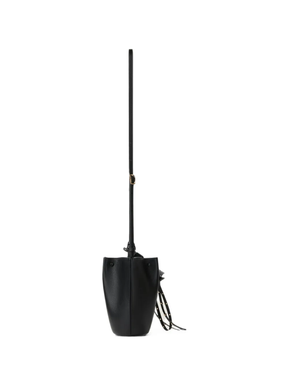 Givenchy Nano Snap bucket-tas van bewerkt leer Zwart
