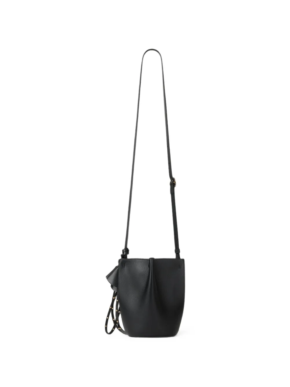 Givenchy Nano Snap bucket-tas van bewerkt leer Zwart