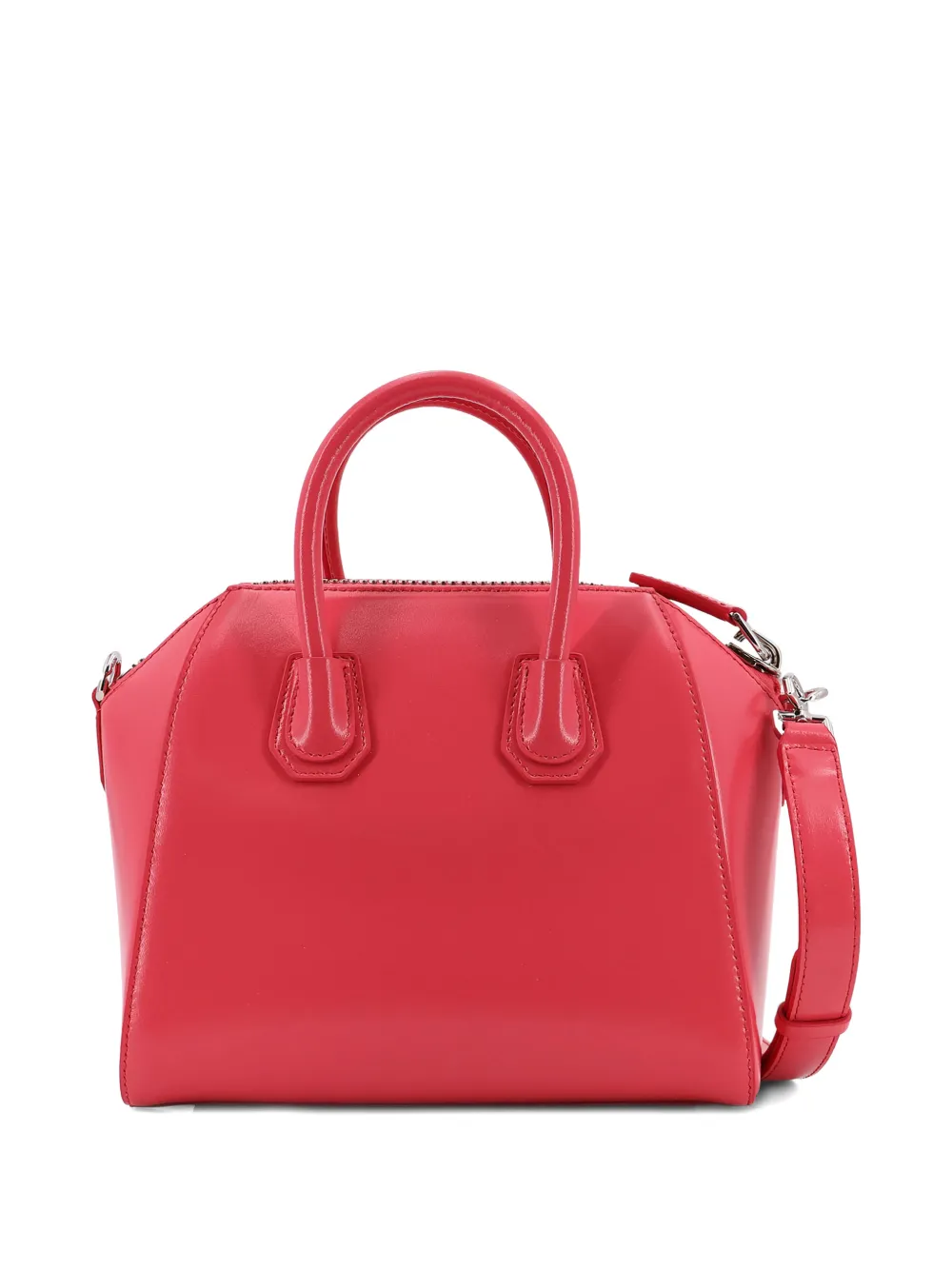 Givenchy Antigona Mini Leather Crossbody Bag In Red