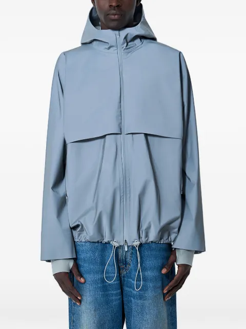 Lacoste hooded panel jacket