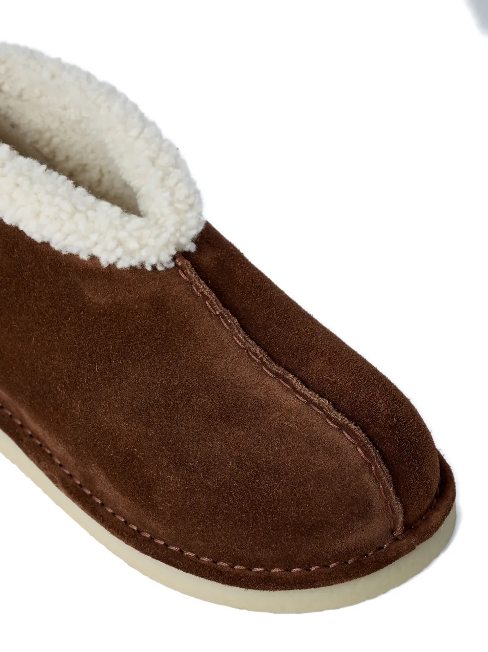 Miu Laarzen met lammy afwerking Bruin