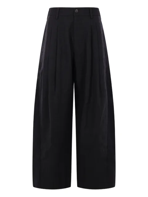 Ziggy Chen belt-loops pleated trousers