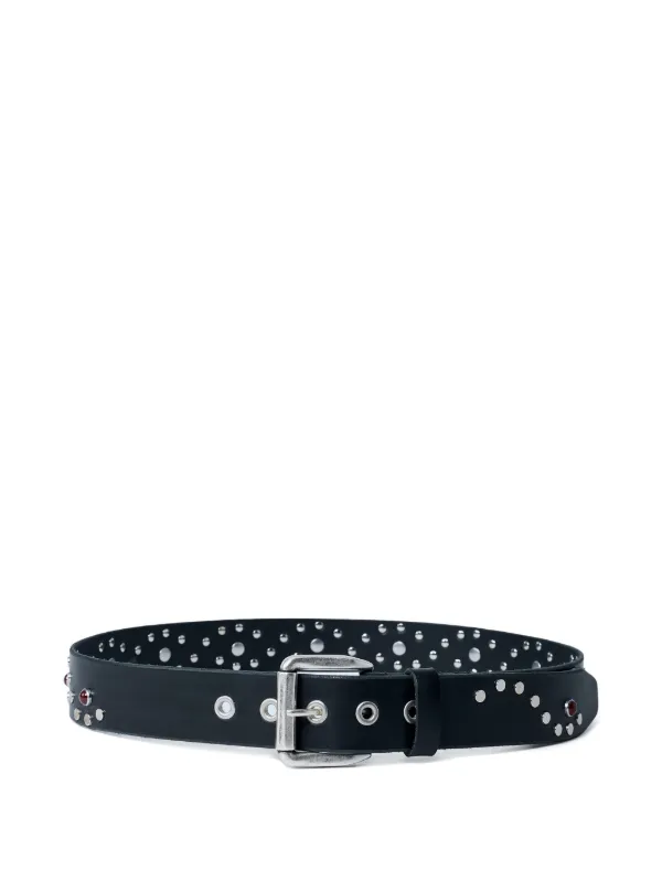 OUR LEGACY Cinto De Couro Com Detalhe Em Metal | Preto | FARFETCH BR