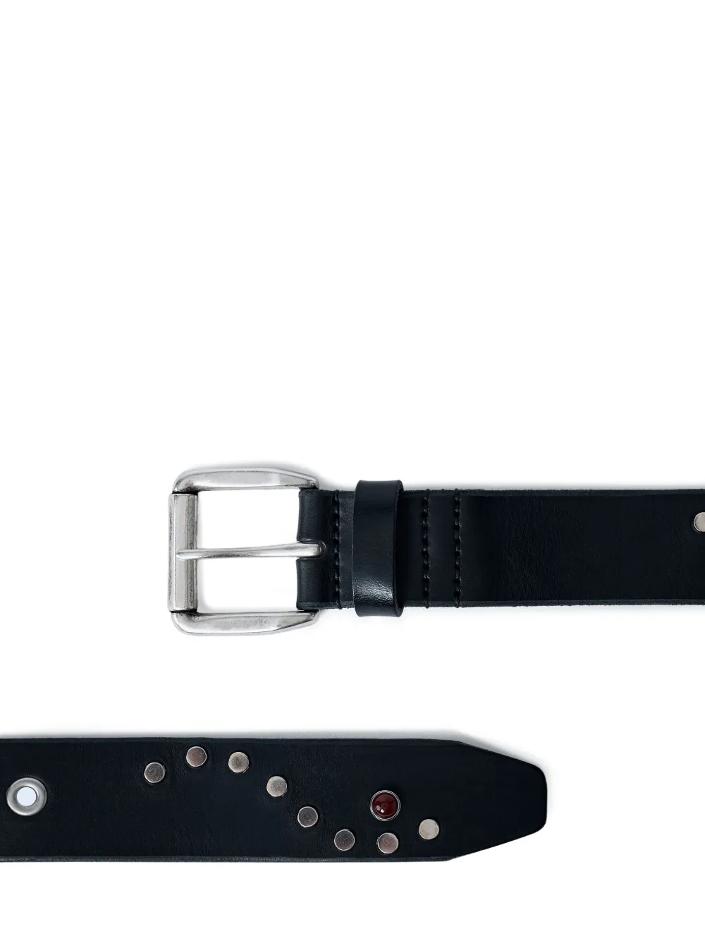 OUR LEGACY Leren riem met metalen details Zwart
