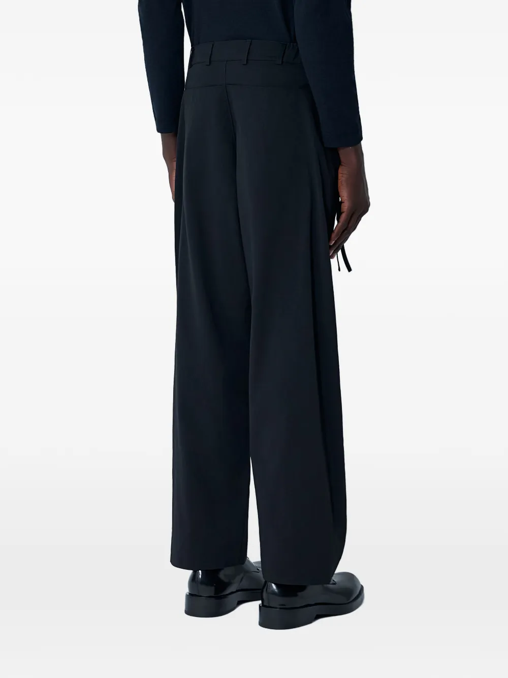  _j.l-a.l_ Pistular Layered Canvas Trousers - Black 