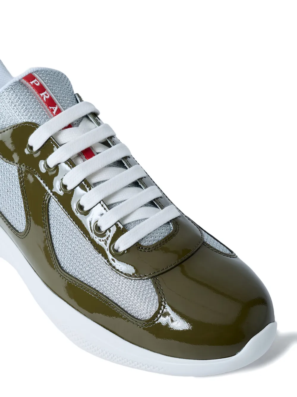 Prada America's Cup Linea Rossa sneakers Groen