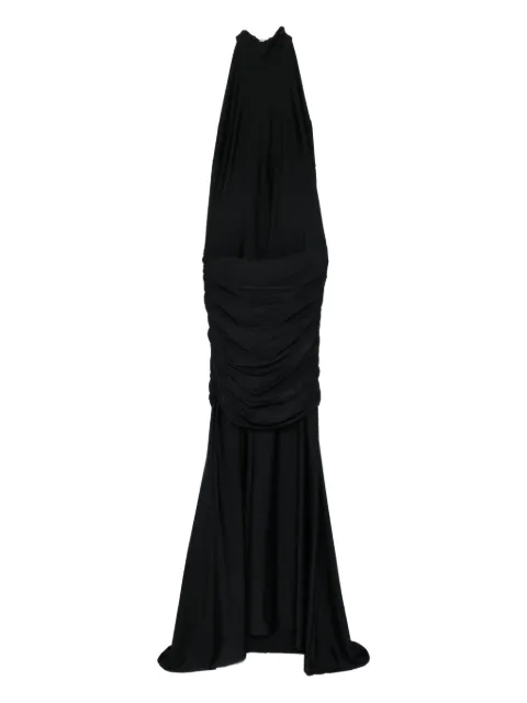 MEDEEA rings-details maxi dress