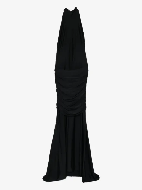 MEDEEA rings-details maxi dress