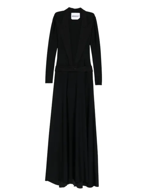 MEDEEA lapels maxi dress