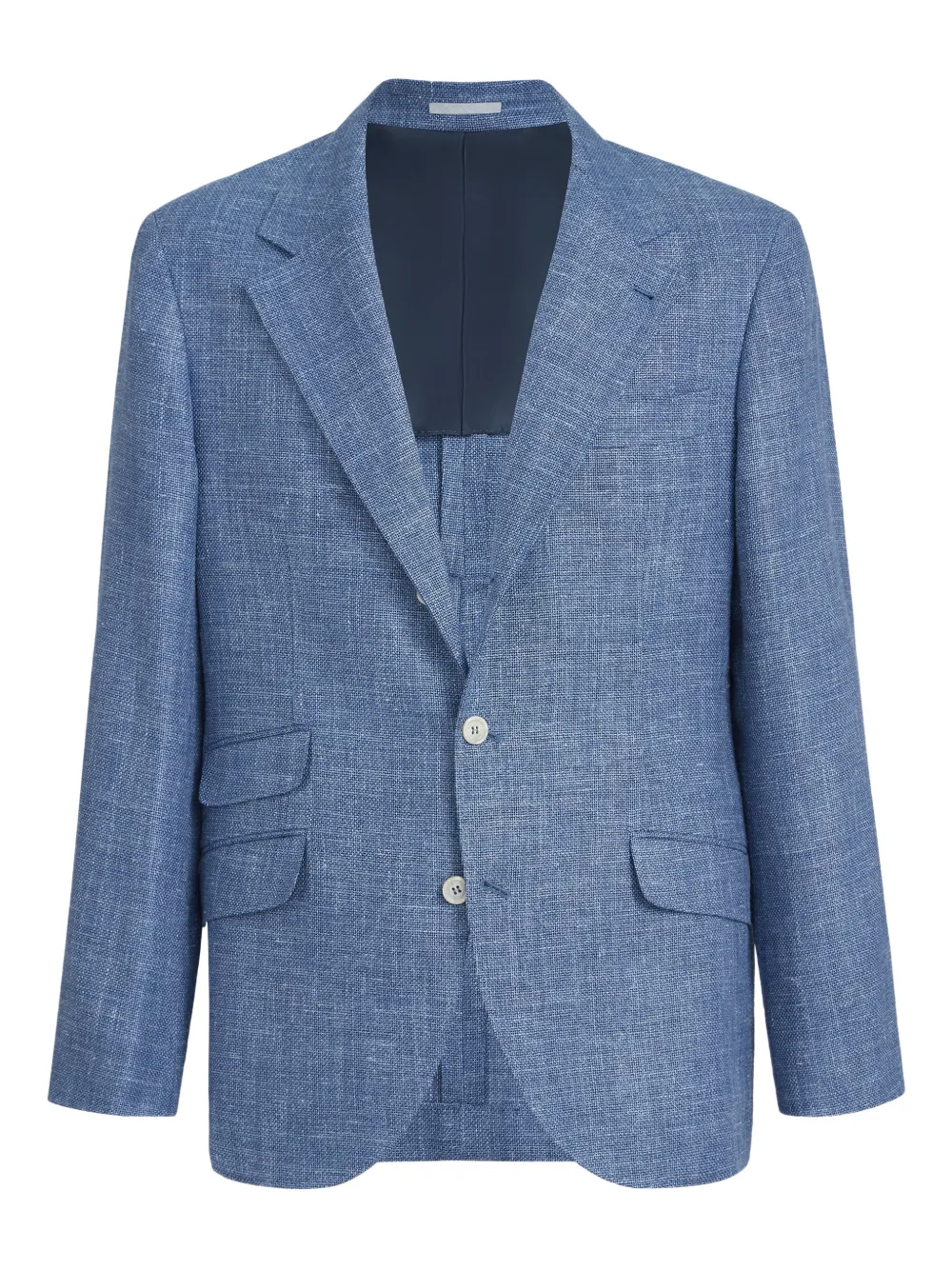 Brunello Cucinelli single-breasted blazer | Blue | Image 1