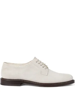 Brunello Cucinelli スエード ダービーシューズ | ニュートラル