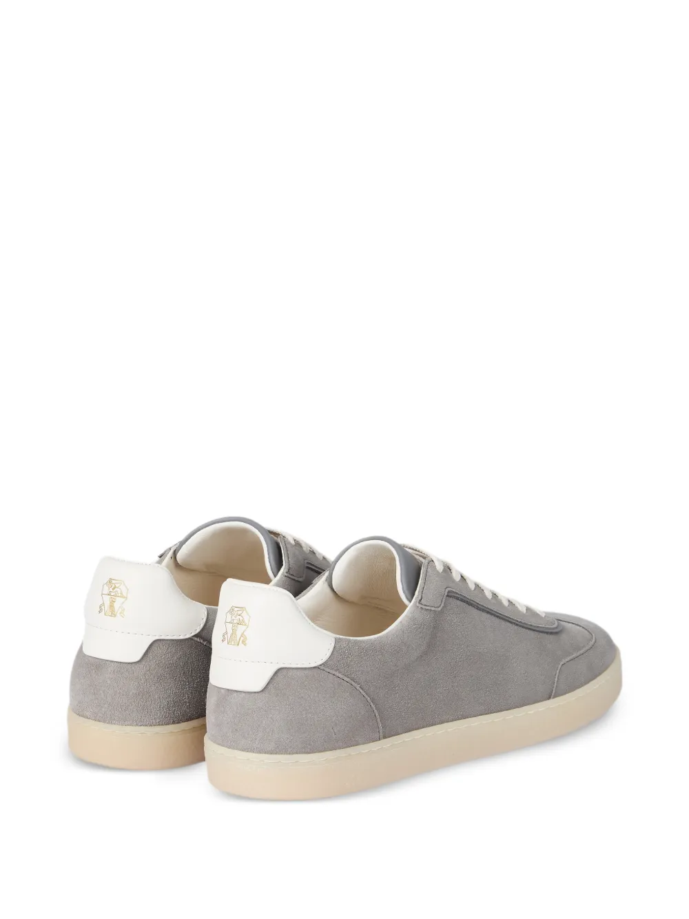 Brunello Cucinelli Suède sneakers Grijs