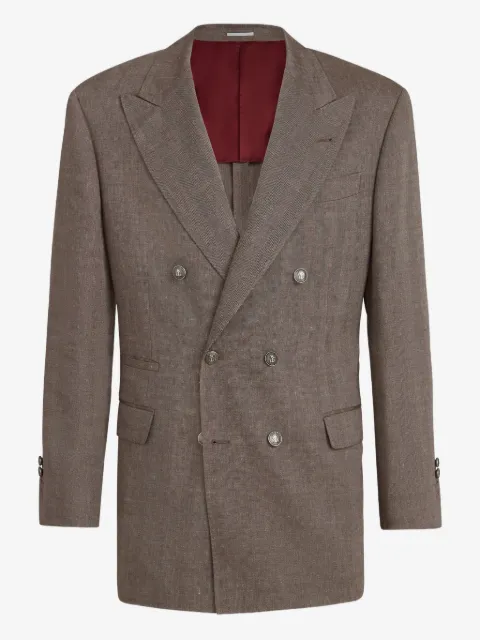 Brunello Cucinelli peak-lapels blazer