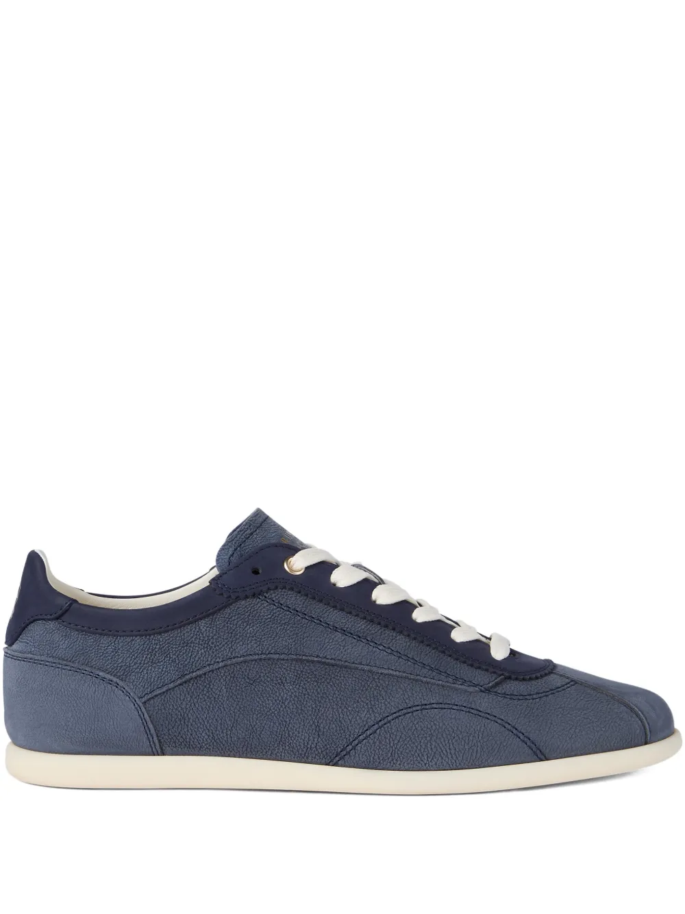 Brunello Cucinelli textured suede sneakers | Blue | Image 1