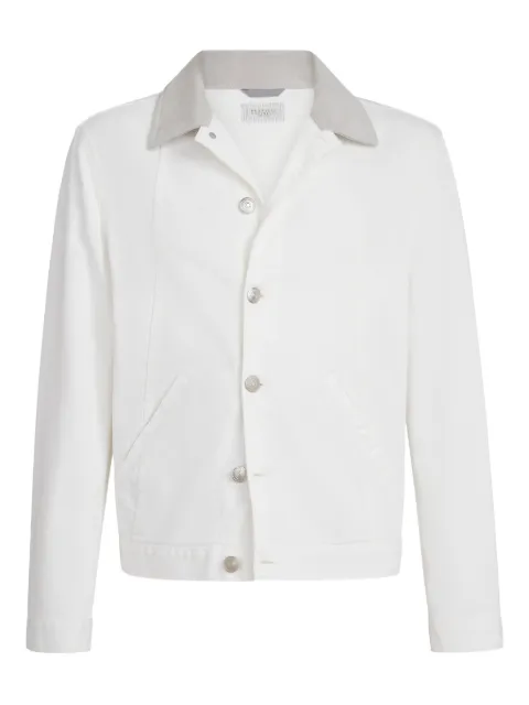 Brunello Cucinelli Giacca denim con bottoni