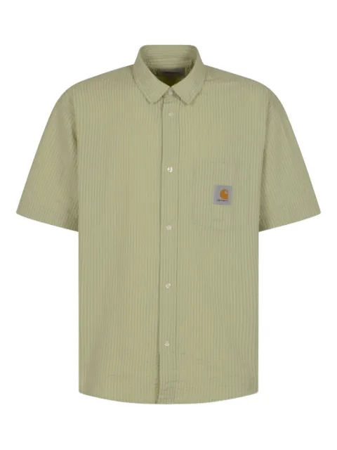 Carhartt WIP striped chest-pocket shirt