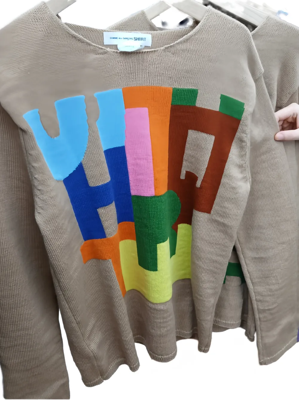 Comme Des Garçons Sweater Comme Des Garcons Men Color Beige In Multi