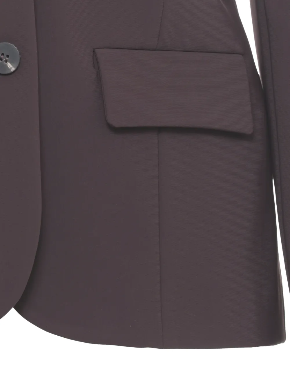 Long-Sleeve Notched-Lapel Blazer