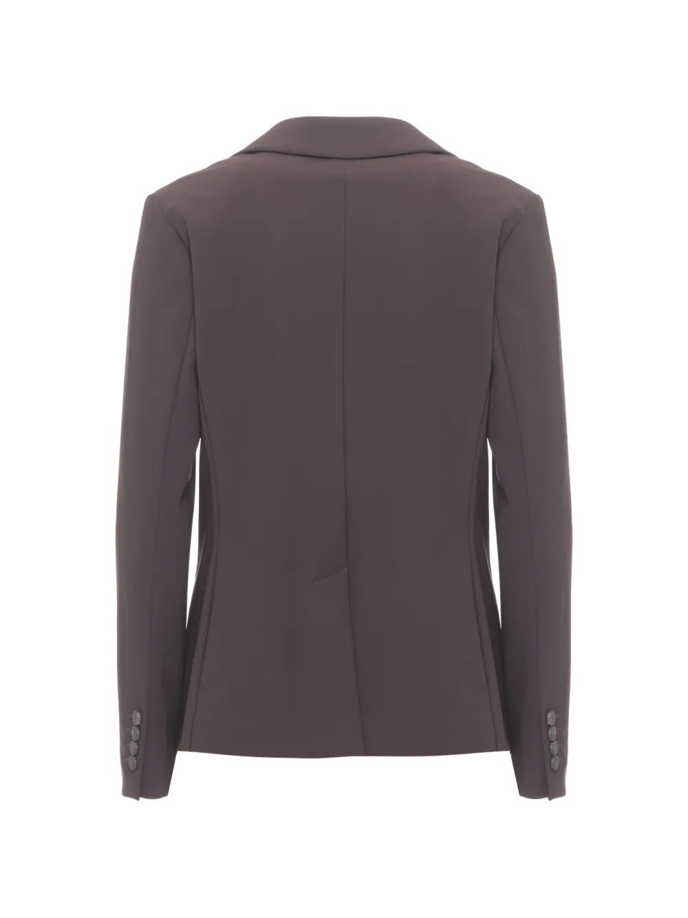 Long-Sleeve Notched-Lapel Blazer