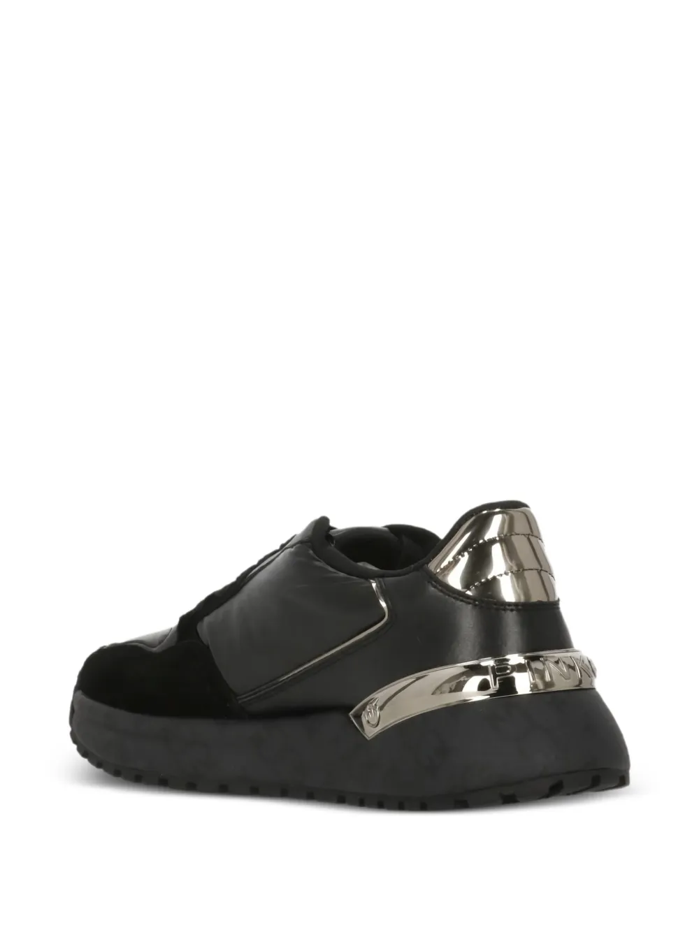 Pinko Love Birds Sneakers In Black