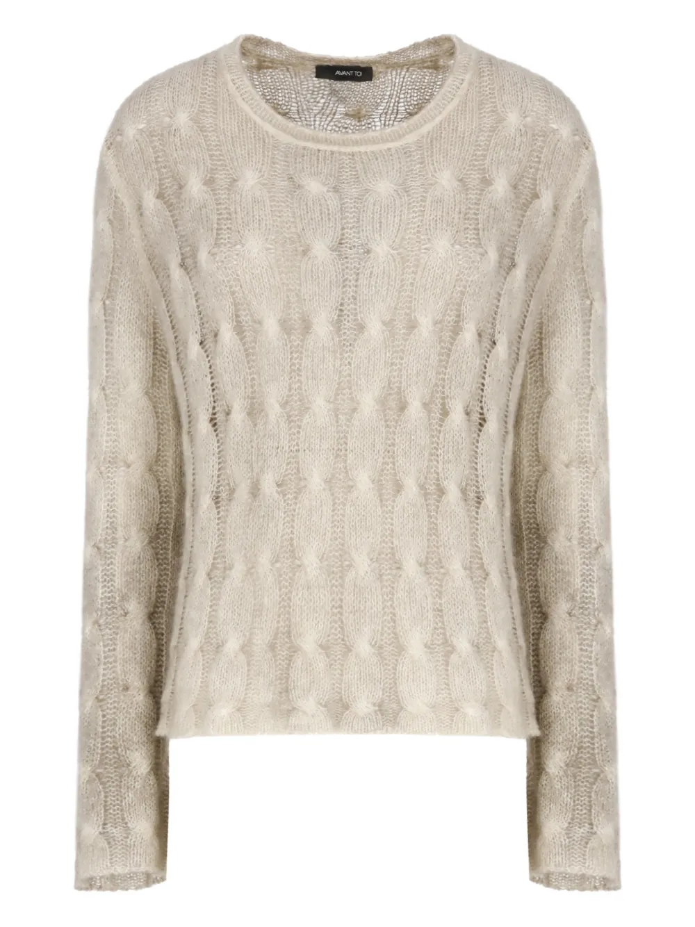 Avant Toi round-neck sweater | Neutrals | Image 1