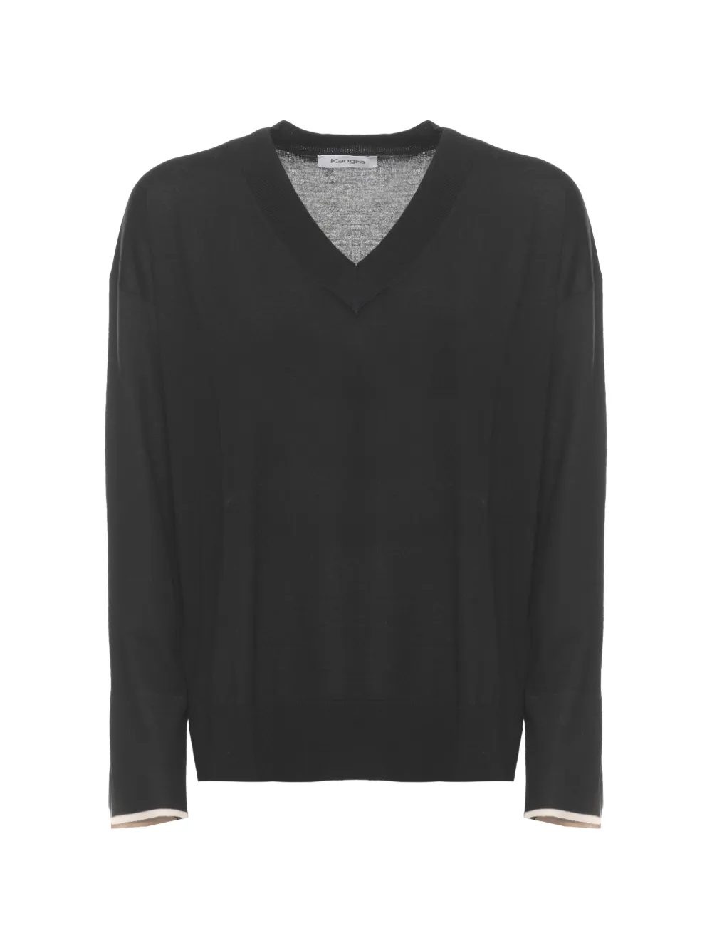 Kangra V-neck sweater - Nero