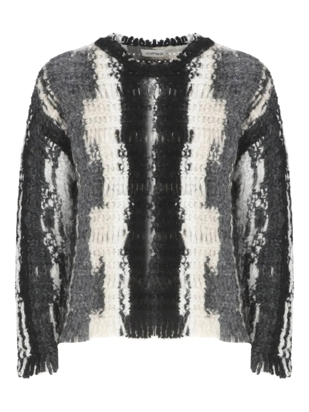 Kangra long-sleeve sweater - Schwarz