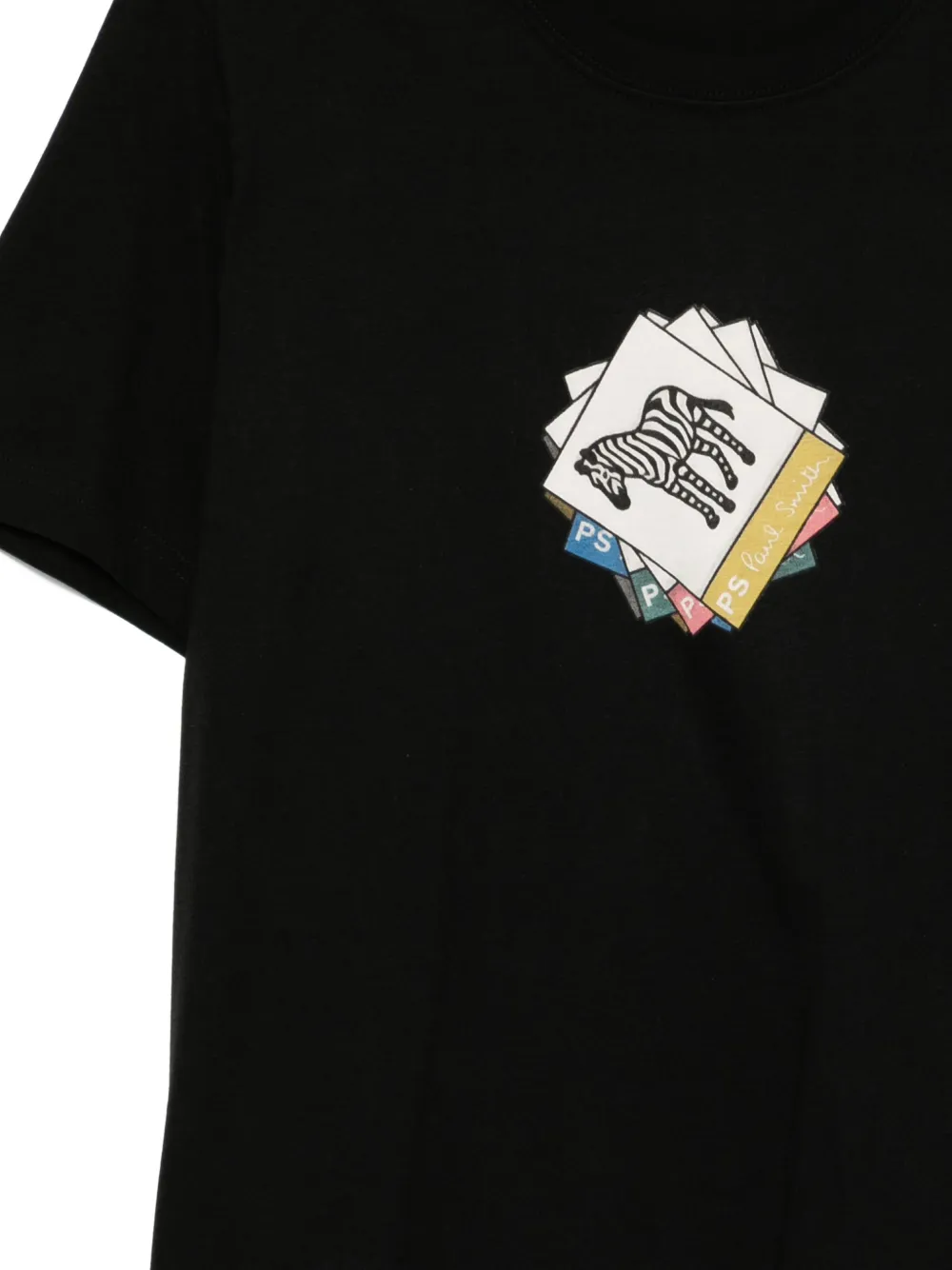 PS Paul Smith T-shirt met grafische print Zwart
