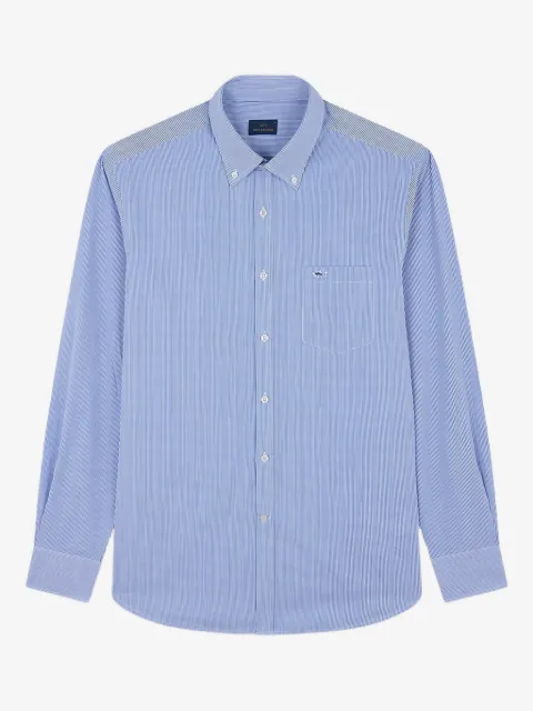 Paul & Shark striped cotton poplin shirt